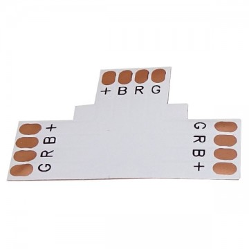 T connector - 10mm PCB - 4 pin - RGB