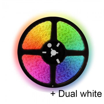 5 meter RGB + Koud + warm wit led strip - 60Leds/m - 12V