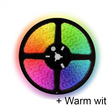 5 meter RGBW (warm wit) led strip - 60Leds/m - 24V