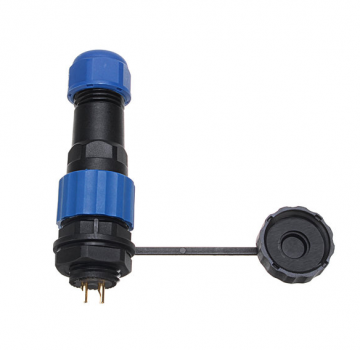 Male + socket - Waterdichte kabelverbinder - 2 aderig - IP68