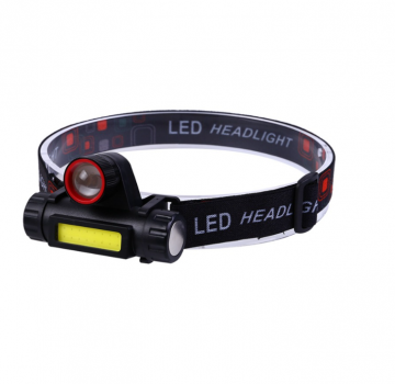 LED hoofdlamp - Oplaadbaar - Wit - 2 in 1