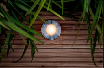 1x LED terras spot - 12V - 5 Watt - 42mm - Complete set