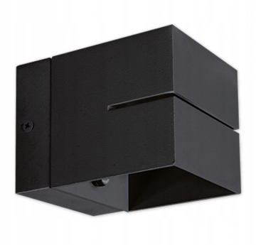 G9 LED wandlamp - 7W - Aluminium - Zwart