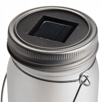 Solar LED lantaarn - Decoratie pot - Flame effect - Met schemersensor