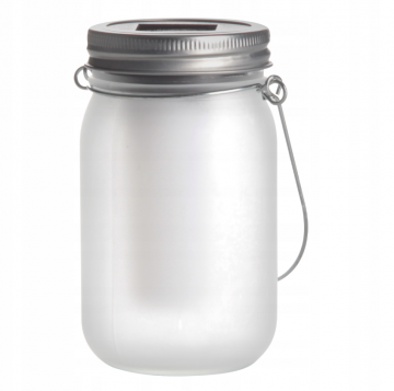 Solar LED lantaarn - Decoratie pot - Flame effect - Met schemersensor