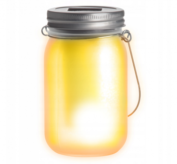 Solar LED lantaarn - Decoratie pot - Flame effect - Met schemersensor