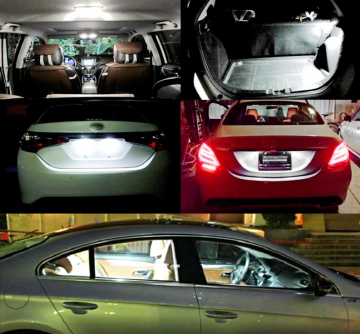 T10 LED - CANBUS - Ultra fel - 3SMD - 12V - Wit - Per stuk