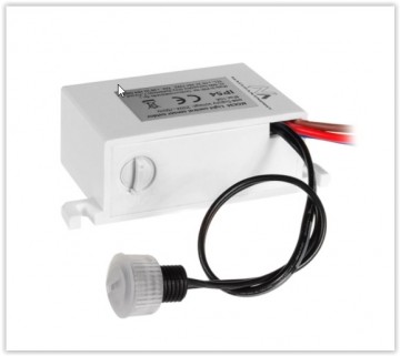 Schemerschakelaar - Externe PIR sensor - 2300W - Inbouw