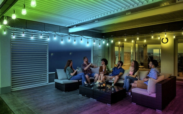 LED prikkabel RGBW - 15 lampen - 15 meter - 12V - Met afstandsbediening