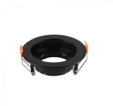 Inbouw spot GU10 - 102mm - Kunststof - Vaste armatuur rond