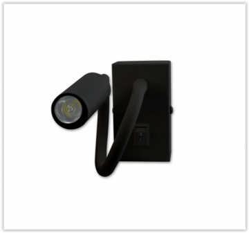 LED leeslamp - 3W - 150 Lumen - Zwart