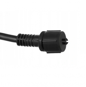 Prikkabel met hanglampen - 5 meter - 10 lampen - Koppelbaar - Warm wit - 24V