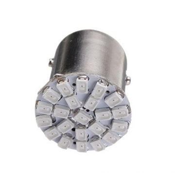 ROOD - Flash - BA15S - LED - 22 SMD - 1156 - 12V