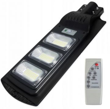 150W solar straatlantaarn - 144 LED - 3000 Lumen
