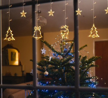 LED kerstfiguurtjes set - 2 meter - Met stekker