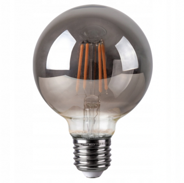 LED Filament Lamp - Smokey - E27 - 6 Watt - Extra warm wit - 540 Lumen - G80