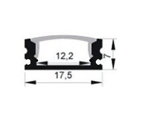 1 meter - 7mm slim - LED Profiel - aluminium