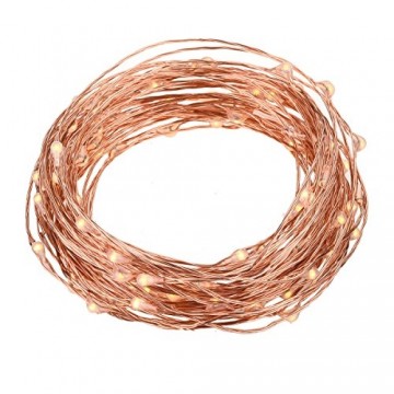 Zonne-Energie Outdoor LED verlichting - 20 meter - Warm Wit - 12V - ultra dun 2