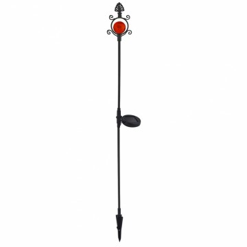 Vintage Solar Tuin Lamp Rood