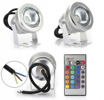 10W LED SPOT light RGB outdoor 12 volt - dimbaar