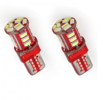 T10 - 3014 - 21 SMD - 2 stuks - wit