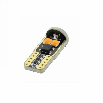 T10 LED - CANBUS - Extra fel - 6SMD - 12V - Oranje - Per stuk