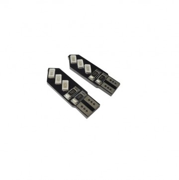 T10 LED - 6SMD - 12V - Wit - Per stuk