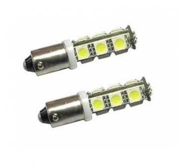 T11 BA9S Witte LED Lamp 5050 SMD 13 LED 12V