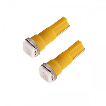 T5 geel 12v smd led auto lamp