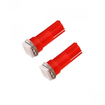 T5 rood 24v smd led auto lamp