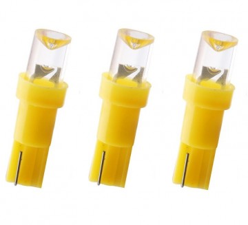 T5 - ORANJE - 12V - LED - auto dashboard lampje