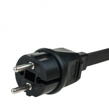 Waterdichte stekker voor prikkabels - 250V