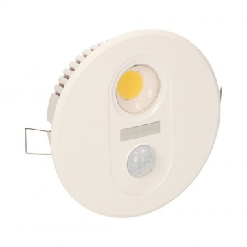 LED Armatuur met bewegingssensor - 7W - 230V -  Warm wit