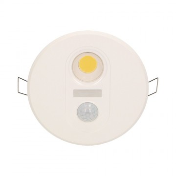 LED Armatuur met bewegingssensor - 7W - 230V -  Warm wit