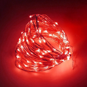 10 meter - Rood - LED verlichting - 12 volt - ultra dun