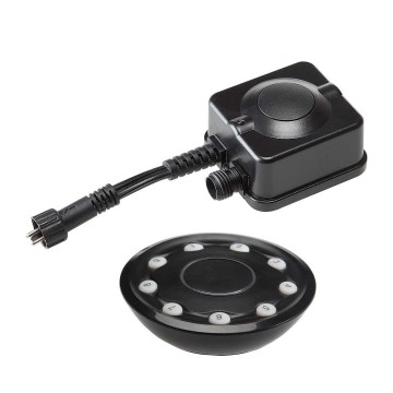 2x LED wand spot - 185mm - 4 Watt - Zwart - complete set