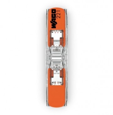 Wago verbindingsklem 1-VOUDIG 0,2-4 MM² - Doorvoerconnector per stuk