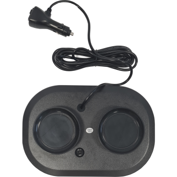 LED dak zwaailamp - Dark edition - 60 LED - R10/R65