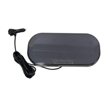 LED dak zwaailamp - Dark edition - 72 LED - R10/R65 - 36cm