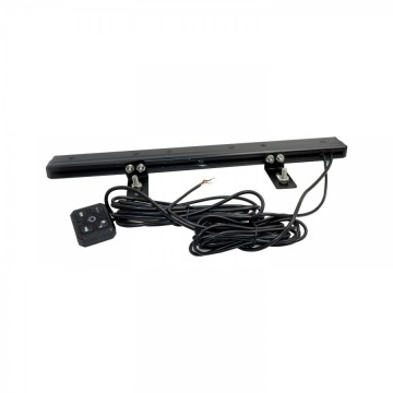 47cm LED bar flitser ultra dun - ORANJE - R65 R10 - Met controller