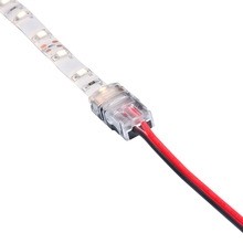 Waterproof Ledstrip naar kabel Connector 8mm - 2-aderig