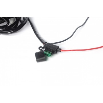 Relais kabel tweevoudig - 3 Meter met Schakelaar - 12V