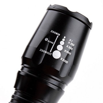 CREE XML-T6 1800 Lumens Zaklamp 21 CM