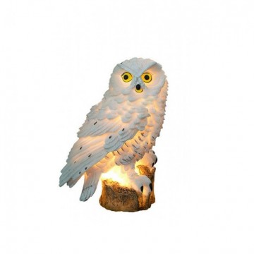 Solar LED uiltje wit - Neutraal wit - Met schemersensor en prikpen
