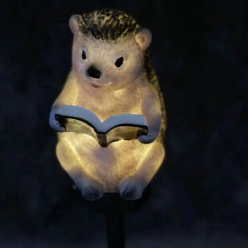 Solar LED egel - Neutraal wit - Met schemersensor en prikpen