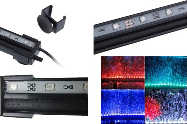 48cm lucht aquarium lamp + dag/nacht RGB controller - ABC-led.nl