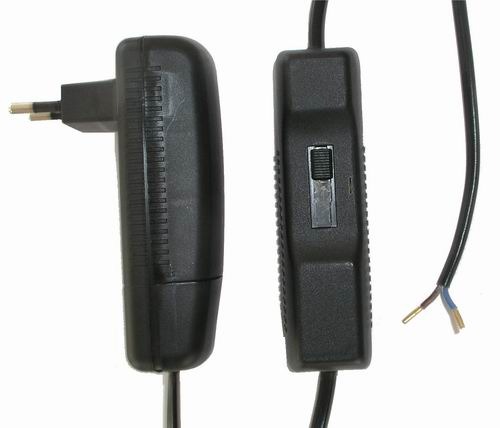 12V connector met 2m kabel