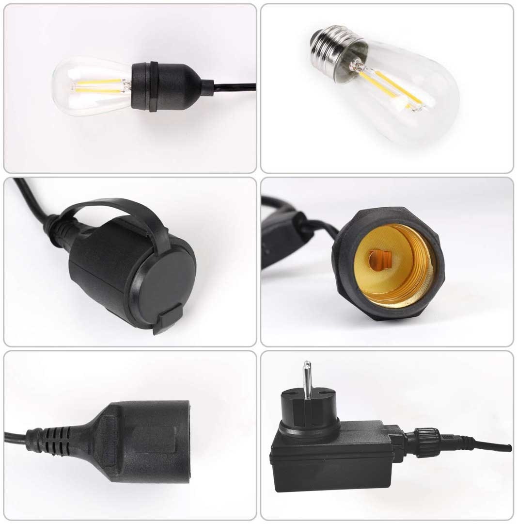 prikkabel Lichtsnoer - 30 - 30 meter - IP65 12 Volt - ABC-led.nl