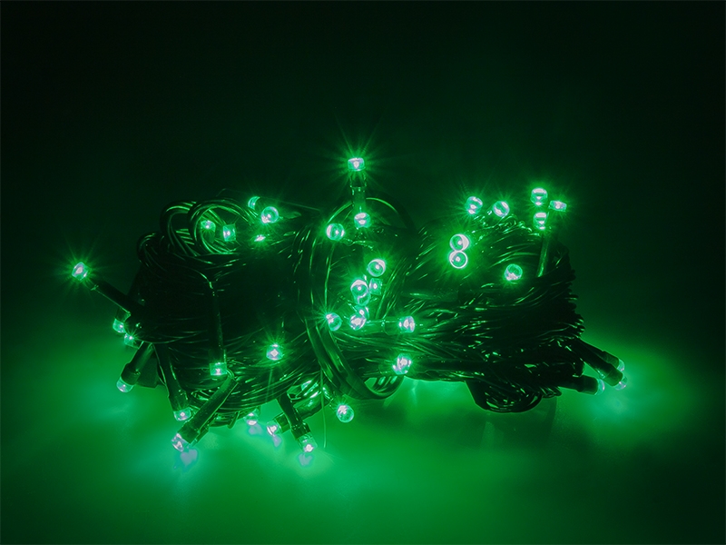 Kerstverlichting Groen 15 Meter 200 LEDs 8 Standen ABCled.nl
