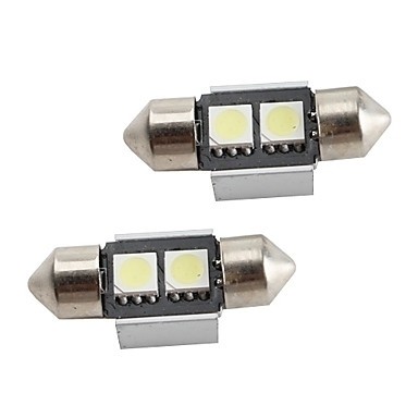 CANBUS 31mm 2 LED dome auto interieur lamp C5W 